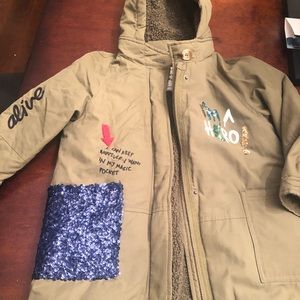 Girls oversized coat